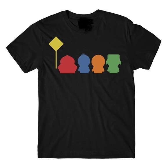 South Park T-Shirt Solid THE TOON GANG Unisex T-Shirt Gift For Fan - Picture 1 of 4